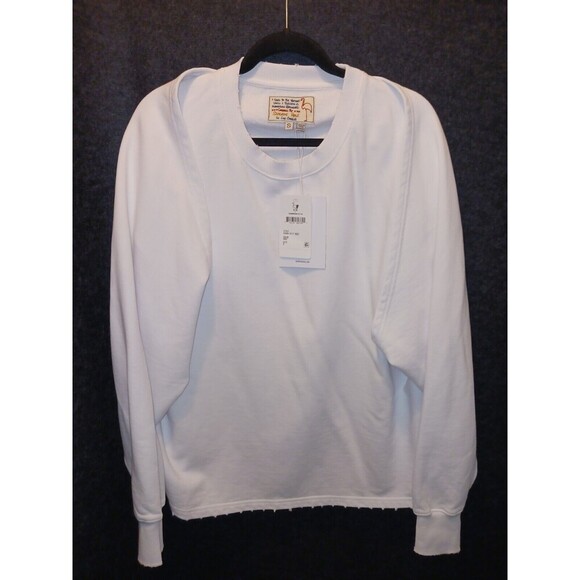 Sandrine Rose Free People White Long Sleeve Pullover Sweater Convertible Small - Picture 1 of 9